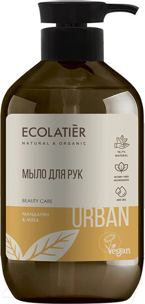 Изображение товара Мыло жидкое Ecolatier Urban мандарин и мята (400мл)