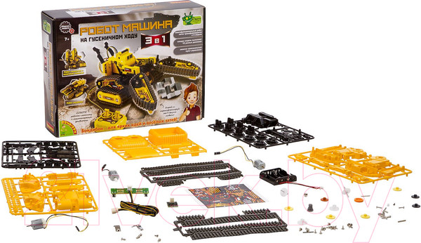 Изображение товара Конструктор управляемый Bondibon Французские опыты. Робот-машина / ВВ3343