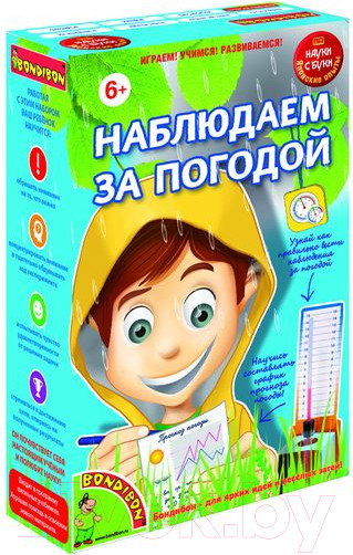 Изображение товара Набор для опытов Bondibon Японские опыты. Наблюдаем за погодой / ВВ1178