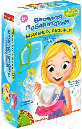 Изображение товара Набор для опытов Bondibon Французские опыты. Веселая лаборатория / ВВ1320