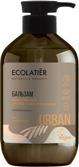 Изображение товара Бальзам для волос Ecolatier Urban против ломкости волос укрепляющий ши и магнолия (400мл)