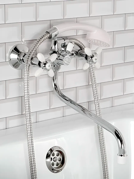 Изображение товара Смеситель Эверест 1/2 B22-071A (белый)