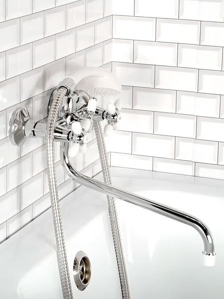 Изображение товара Смеситель Эверест 1/2 B22-071A (белый)