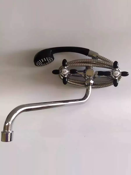 Изображение товара Смеситель Эверест 1/2 B22-071F (черный)