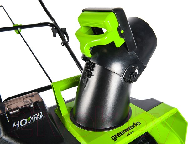 Изображение товара Снегоуборщик аккумуляторный Greenworks GD40ST 40V / 2600007 (без АКБ и ЗУ)
