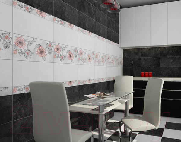 Изображение товара Плитка Axima Мегаполис Люкс (250x500, светло-серый)