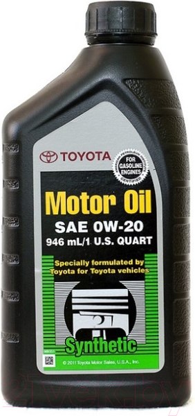 Изображение товара Моторное масло TOYOTA 0W20 / 002790WQTE6S (946мл)