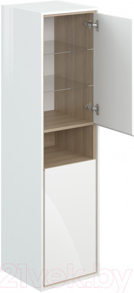 Изображение товара Шкаф-полупенал для ванной Cersanit Louna / SP-SL-LOU/Wh