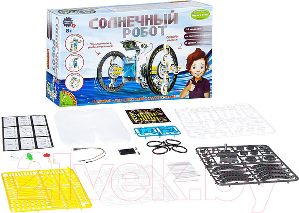 Изображение товара Набор для опытов Bondibon Французские опыты. Солнечный робот / ВВ2289