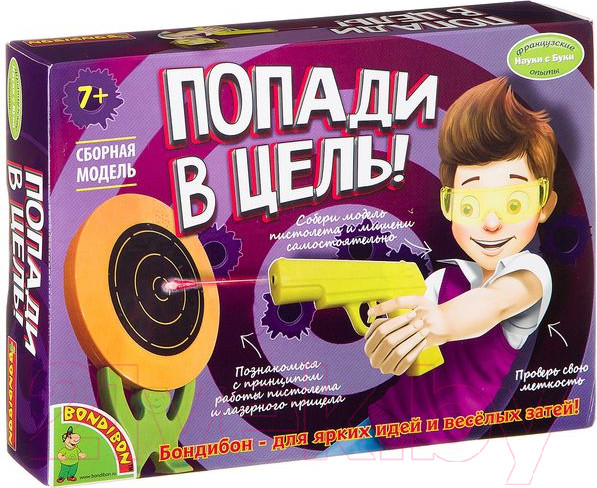 Изображение товара Научная игра Bondibon Французские опыты. Попади в цель! / ВВ2108