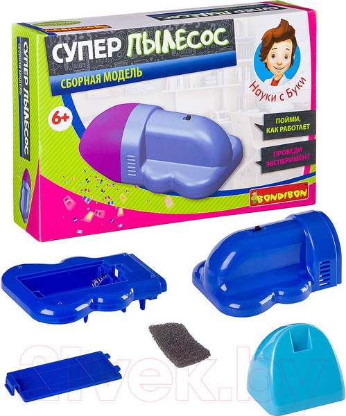 Изображение товара Научная игра Bondibon Французские опыты. Супер пылесос / ВВ2583