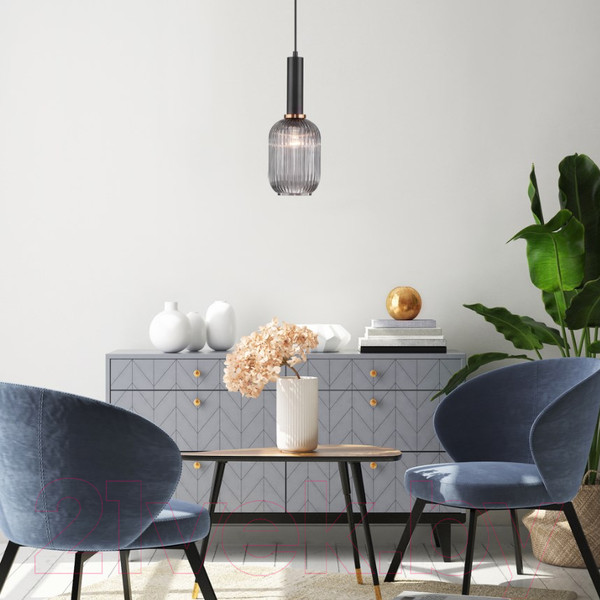 Изображение товара Потолочный светильник Евросвет Bravo 50181/1 (дымчатый)