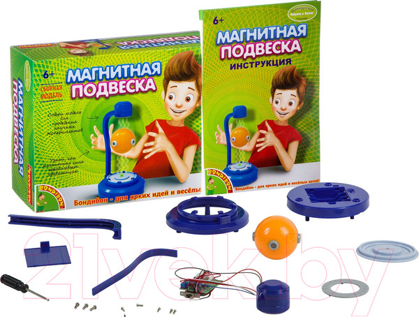Изображение товара Научная игра Bondibon Французские опыты. Магнитная подвеска / ВВ2745