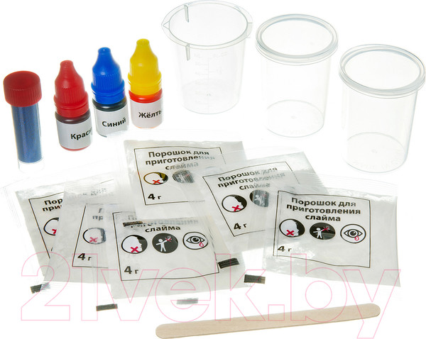 Изображение товара Набор для создания слайма Bondibon Французские опыты. Мини-лаборатория. Необычные Слаймы / ВВ3715