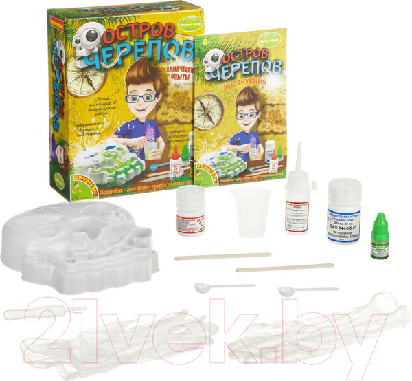 Изображение товара Набор для опытов Bondibon Французские опыты. Остров черепов / ВВ1651