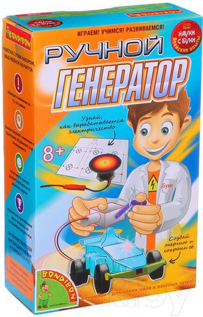 Изображение товара Набор для опытов Bondibon Японские опыты. Ручной генератор / ВВ1141