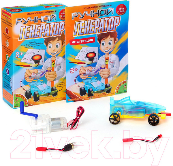 Изображение товара Набор для опытов Bondibon Японские опыты. Ручной генератор / ВВ1141