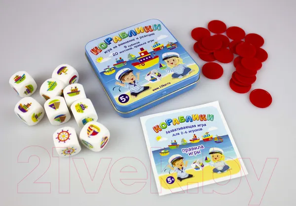Изображение товара Настольная игра Десятое королевство Кораблики / 3550