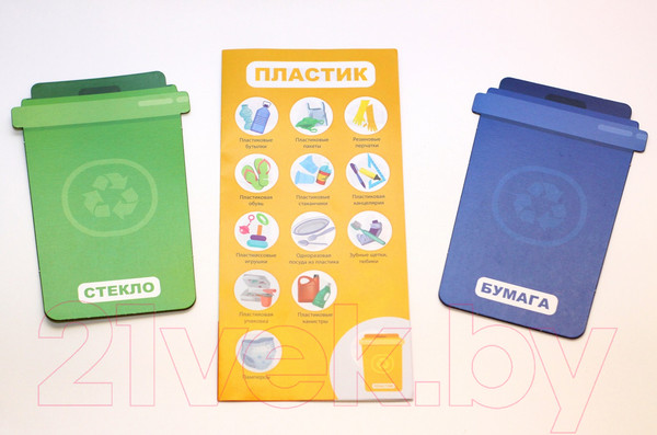 Изображение товара Настольная игра Десятое королевство Учимся сортировать мусор / 03935