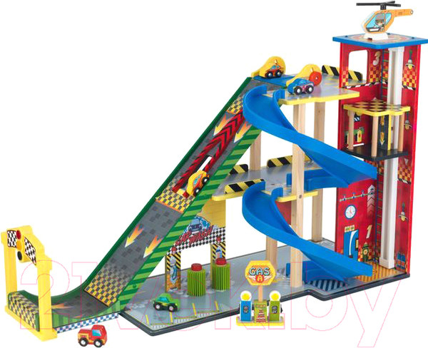 Изображение товара Паркинг игрушечный KidKraft Гонки мега спуск / 63267-KE