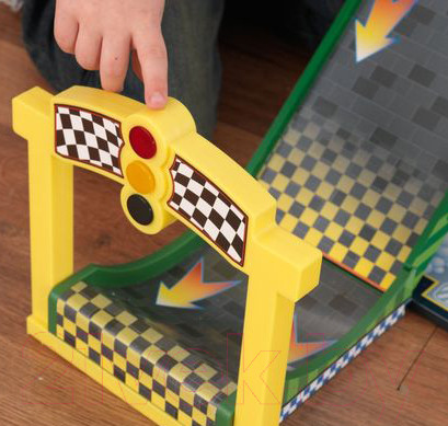 Изображение товара Паркинг игрушечный KidKraft Гонки мега спуск / 63267-KE