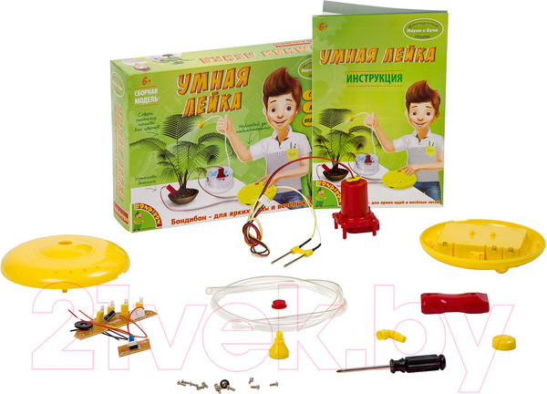 Изображение товара Набор для опытов Bondibon Французские опыты. Умная лейка / ВВ3188