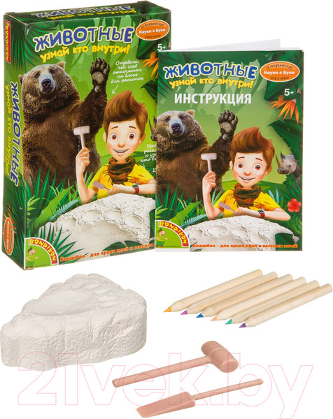 Изображение товара Набор для опытов Bondibon Французские опыты. Узнай кто внутри! / ВВ4119