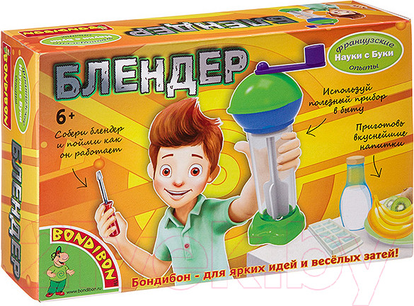Изображение товара Научная игра Bondibon Французские опыты. Блендер / ВВ3192