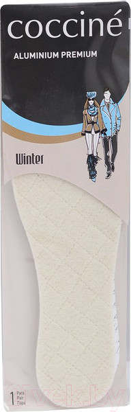 Изображение товара Стельки для обуви Coccine Premium алюминий (р.39)