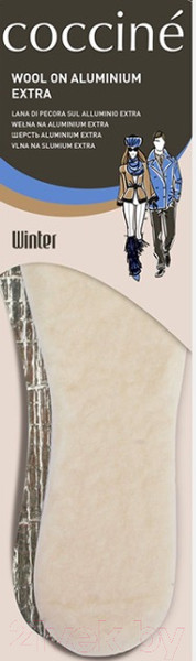 Изображение товара Стельки для обуви Coccine Aluminium Extra шерсть (р.38)