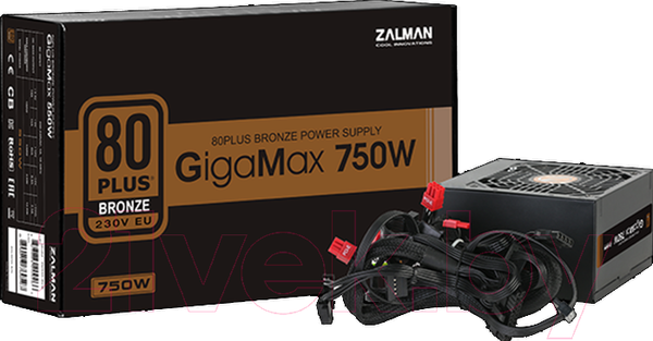 Изображение товара Блок питания для компьютера Zalman ZM750-GVII 750W
