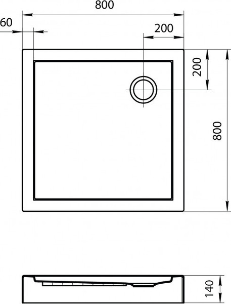 Изображение товара Душевой поддон Santek Палермо (1WH302475)