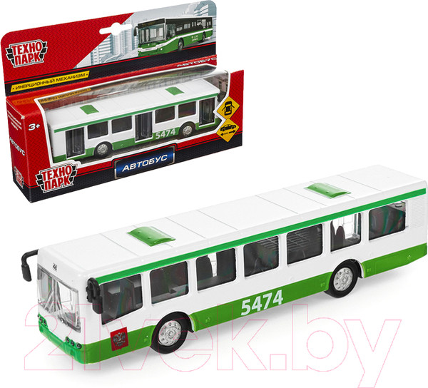 Изображение товара Автобус игрушечный Технопарк SB-16-65-BUS-WB