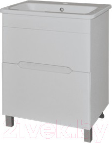 Изображение товара Тумба с умывальником Гамма Р24 ОФ8-У 60 (4812044013924)