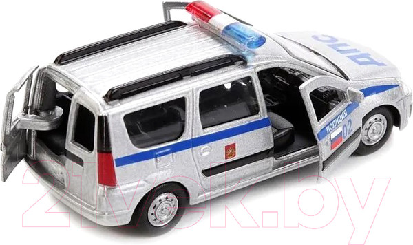 Изображение товара Масштабная модель автомобиля Технопарк Lada Largus Полиция / SB-16-47-P-WB