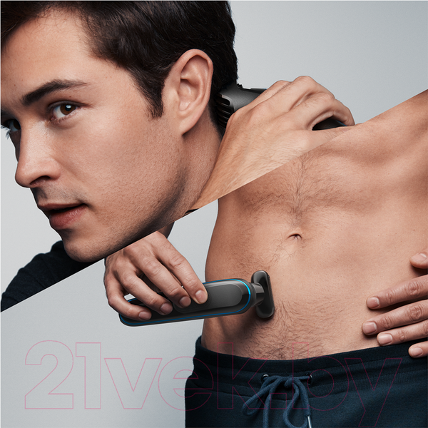 Изображение товара Набор для стайлинга Braun MGK5280 с бритвой Fusion ProGlide + 2 кассеты + чехол