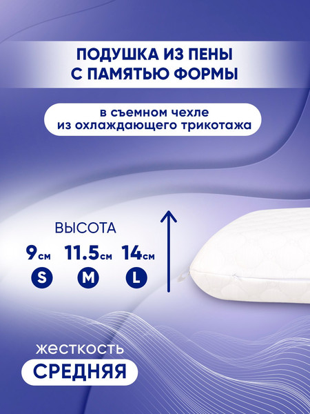 Изображение товара Ортопедическая подушка Мир матрасов Temp Control M