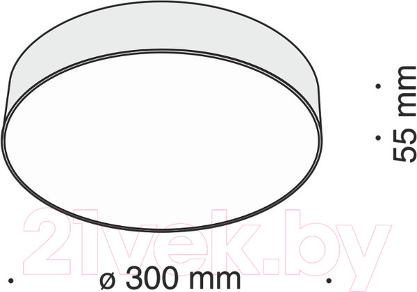 Изображение товара Потолочный светильник Maytoni Zon C032CL-L43B4K
