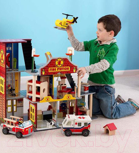 Изображение товара Кукольный домик KidKraft Пожарно-спасательная станция / 63214-KE