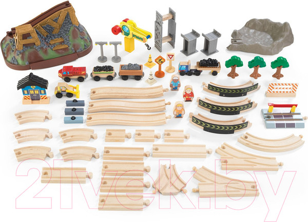 Изображение товара Железная дорога игрушечная KidKraft Горная стройка / 17805-KE