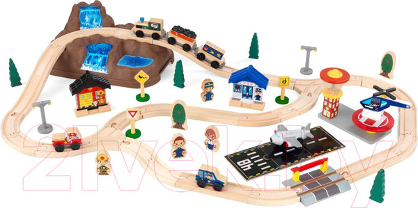 Изображение товара Железная дорога игрушечная KidKraft Горная вершина / 17826-KE
