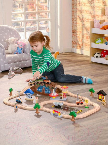 Изображение товара Железная дорога игрушечная KidKraft Горная вершина / 17826-KE