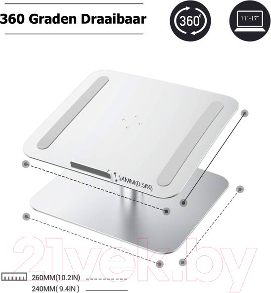 Изображение товара Подставка для ноутбука Evolution LS107