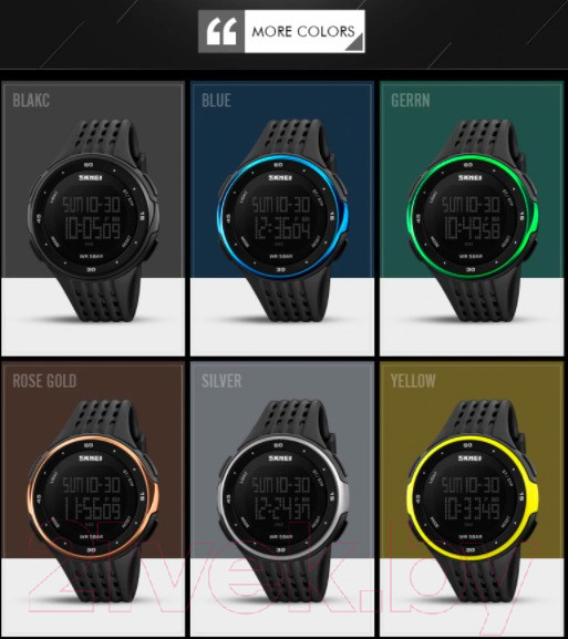 Изображение товара Часы наручные унисекс Skmei 1219 (серебристый)