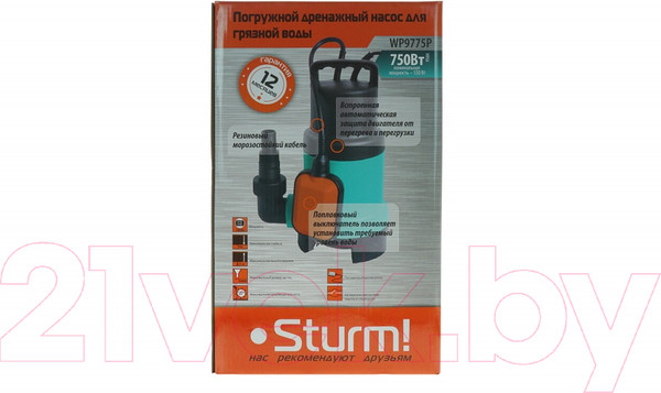 Изображение товара Дренажный насос Sturm! WP9775P