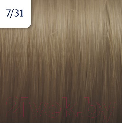 Изображение товара Крем-краска для волос Wella Professionals Illumina Color 7/31 (60мл)