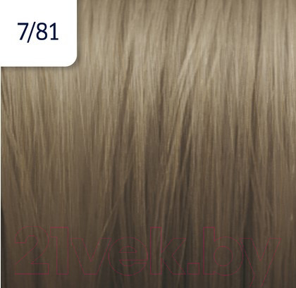 Изображение товара Крем-краска для волос Wella Professionals Illumina Color 7/81 (60мл)