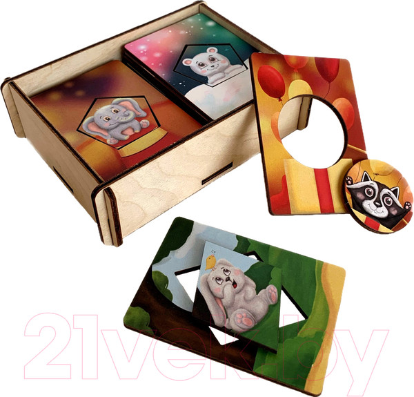 Изображение товара Развивающий игровой набор Paremo Досочки Сегена. Животные / PE720-20