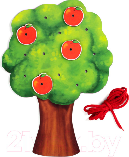 Изображение товара Развивающая игрушка Paremo Шнуровка. Фруктовое дерево / PE720-81
