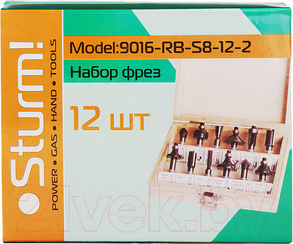 Изображение товара Набор фрез Sturm! 9016-RB-S8-12-2